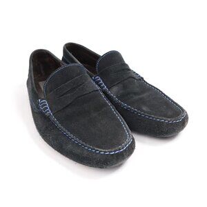 To Boot New York Adam Derrick Black Suede Leather Driving Shoe Sz 13 Penny